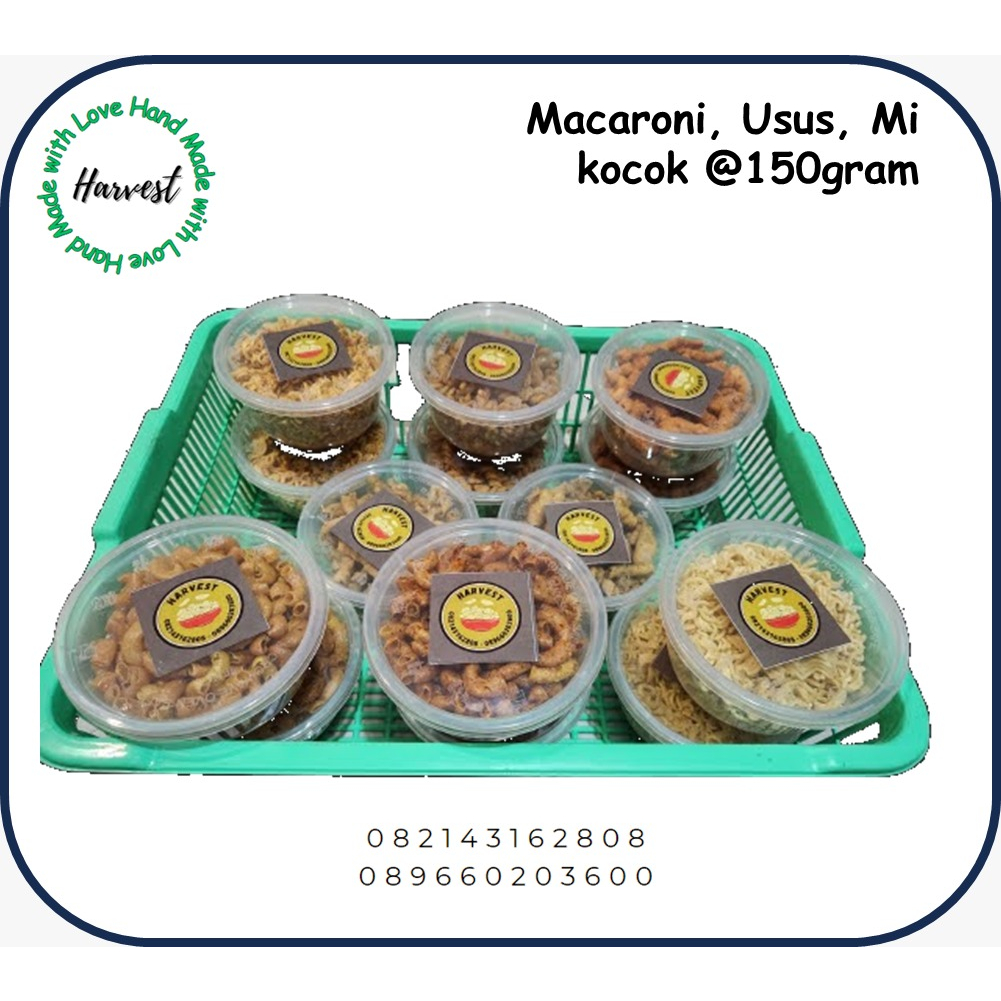 

Macaroni, usus, mi kocok home made 150 gram