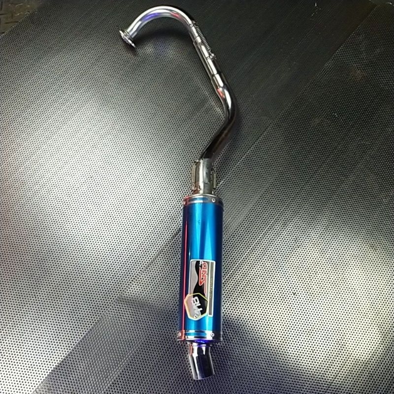 KNALPOT HONDA BEAT SEMI RACING HARIAN CHROME