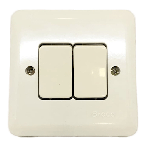 Saklar Seri Broco Saklar Broco 6622U Seri IB Inbow Warna Cream