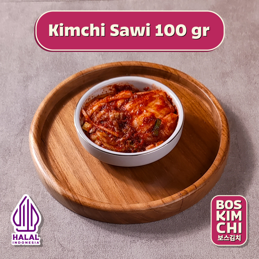 

Kimchi Sawi 100 gr | Boskimchi | Baechu Kimchi