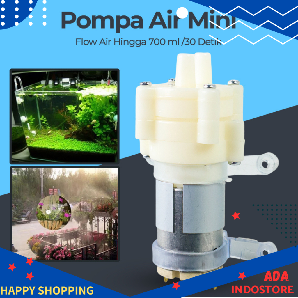 Pompa Air Mini Aquarium 12 V