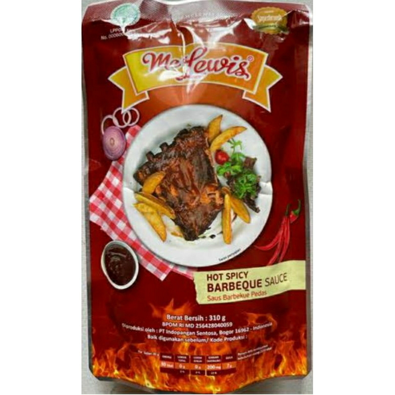 

Mc Lewis Hot Spicy Barbeque Sauce 310gr/ hot spicy barbeque