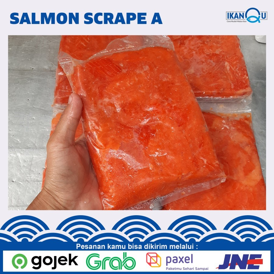 Salmon Mince / Salmon Cincang / Giling / Minced Salmon Scrape PREMIUM / Ikan salmon scrape A