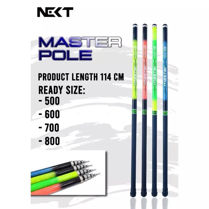 joran pancing tegek next master pole 6 m 7 m 8 m buat bendera murah laris semarang