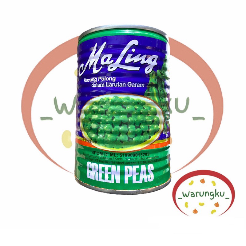 

Kacang Polong/Green Peas Kaleng Ma Ling