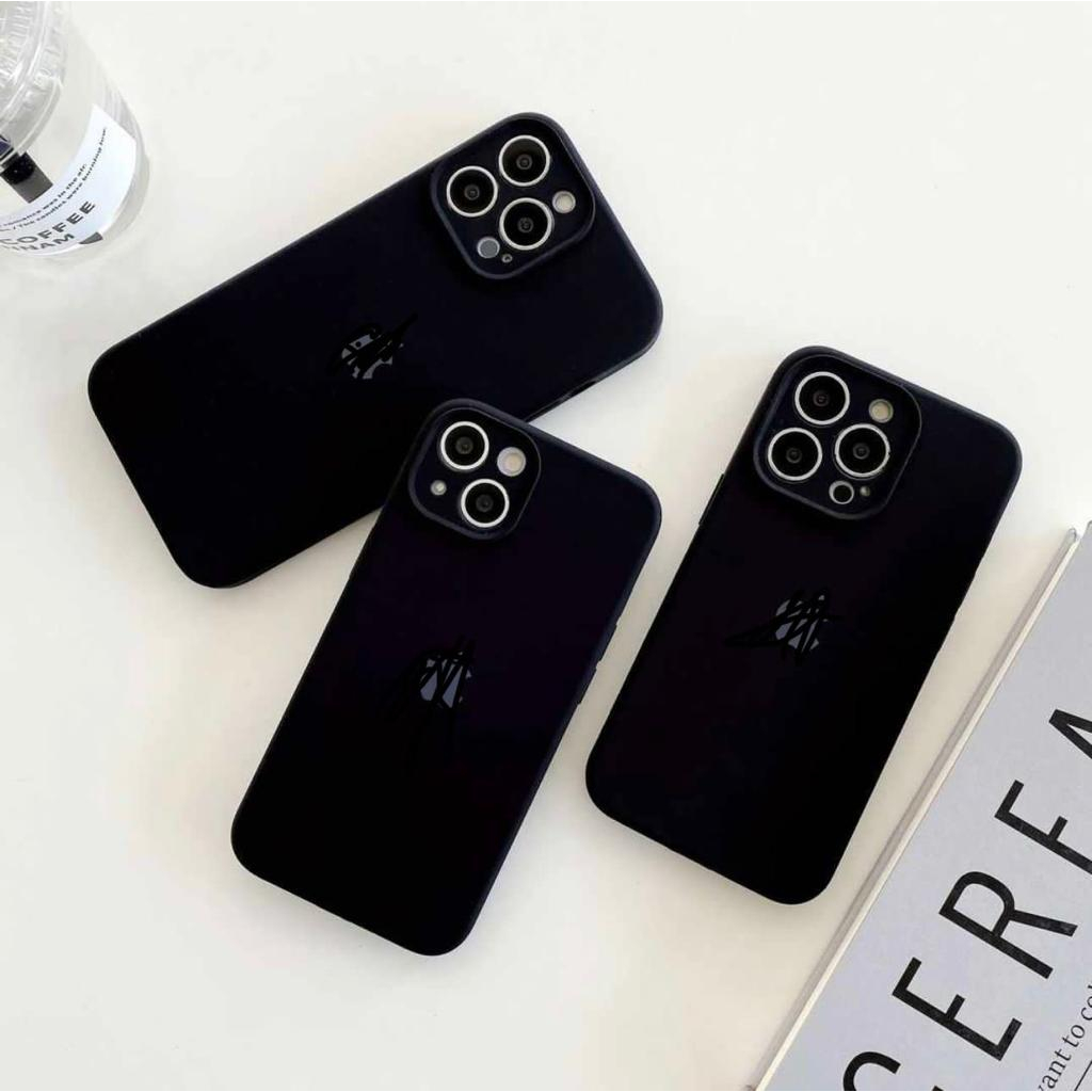 Silikon Antinoda Black iPhone X XS XR XS MAX Premium Softcase Pelindung Kamera Case