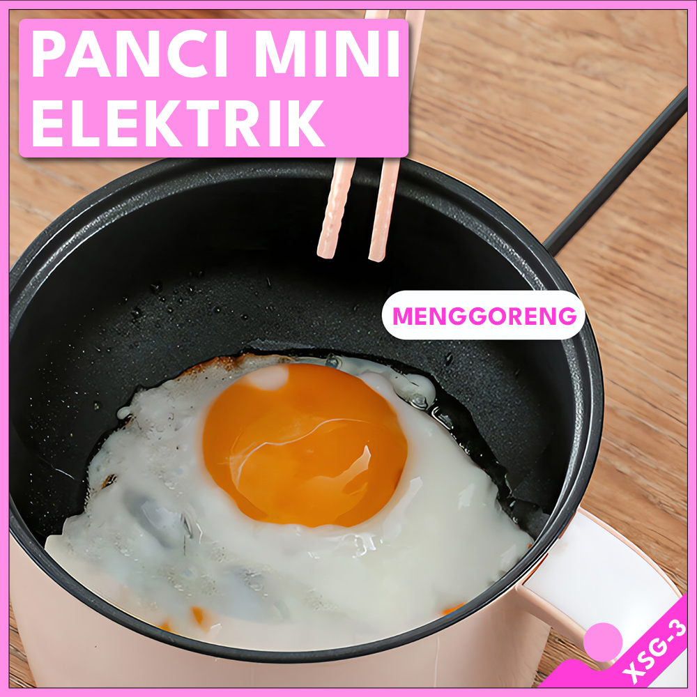 Panci Listrik Serbaguna Panci Elektrik Kukus Rebus Panci Steamer Mini