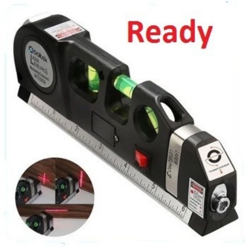 Waterpass Fixit Level Pro 3 Water Pass Meteran Laser up to 250 Cm