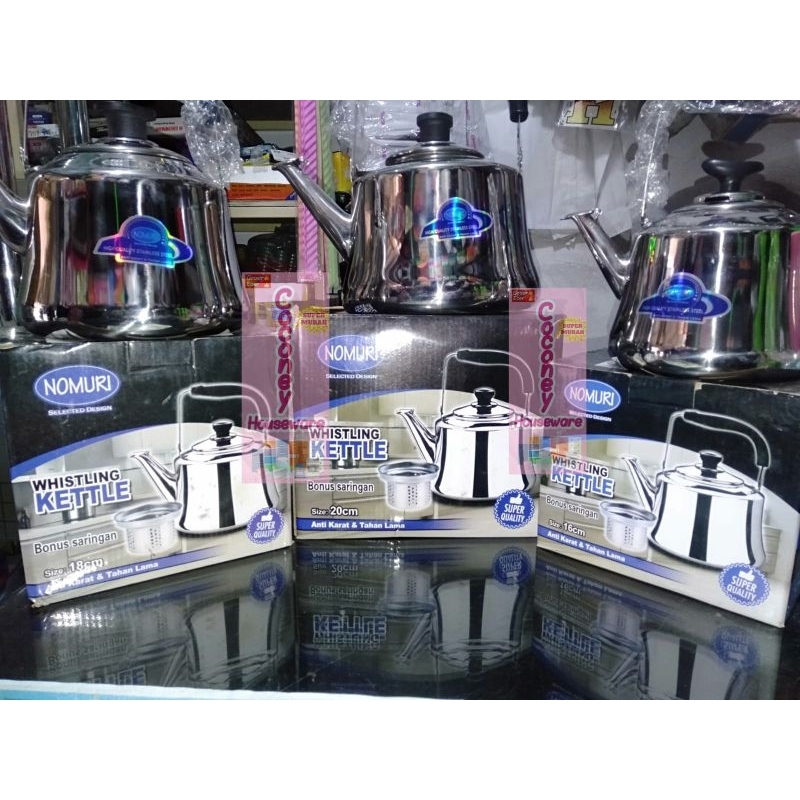 Teko Bunyi Stainless Steel / Teko Siul / Whistling Kettle