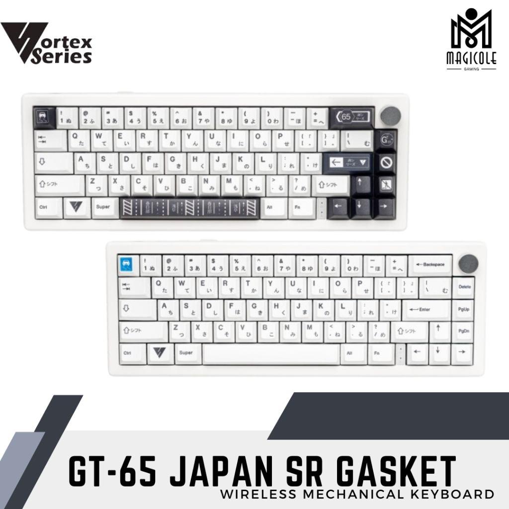 VortexSeries GT65  GT-65 Japan SR Gasket Wireless Mechanical Keyboard