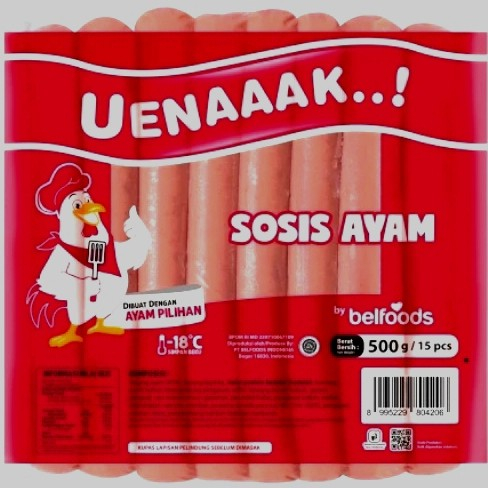 

Uenaaak sosis ayam 500gr