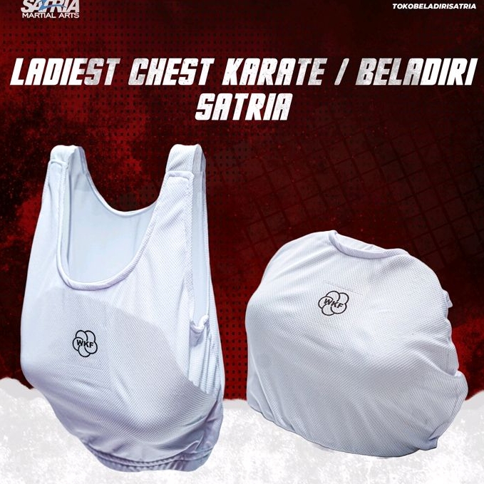 PELINDUNG DADA LADIES CHEST BODY VEST KARATE WANITA
