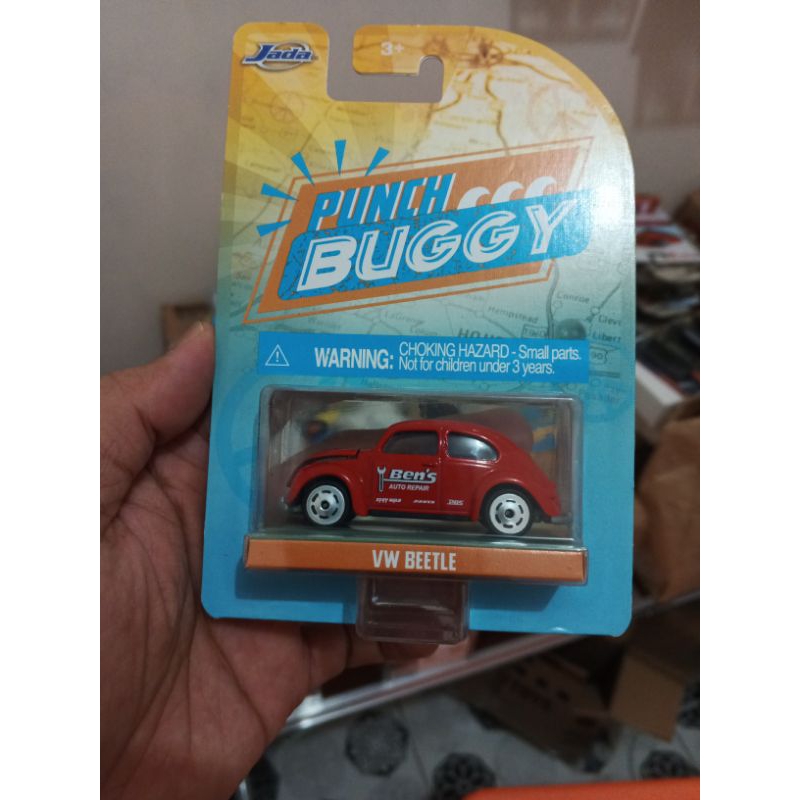 Jada 1:55 Volkswagen Beetle (Merah)