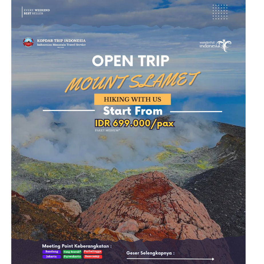 Open Trip Gunung Slamet