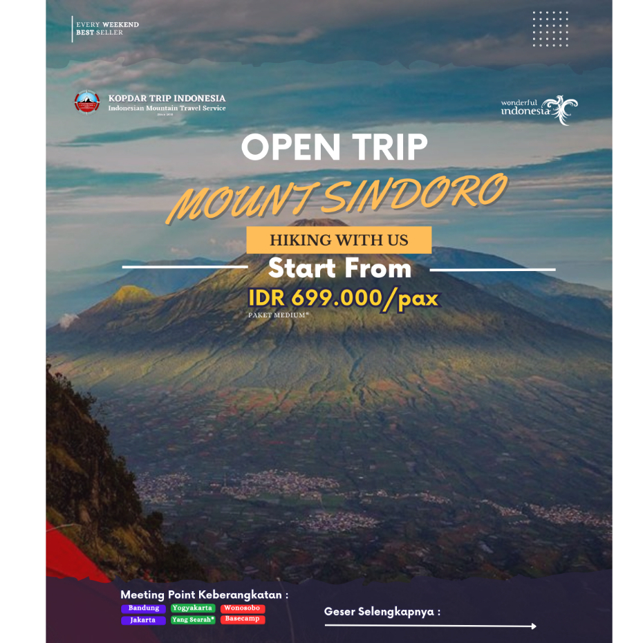 Open Trip Gunung Sindoro