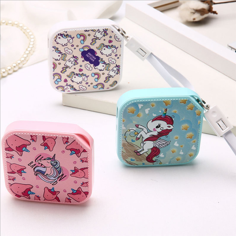 Powerbank 10000 mah / Powerbank Karakter Lucu / Powebank Mini Karakter