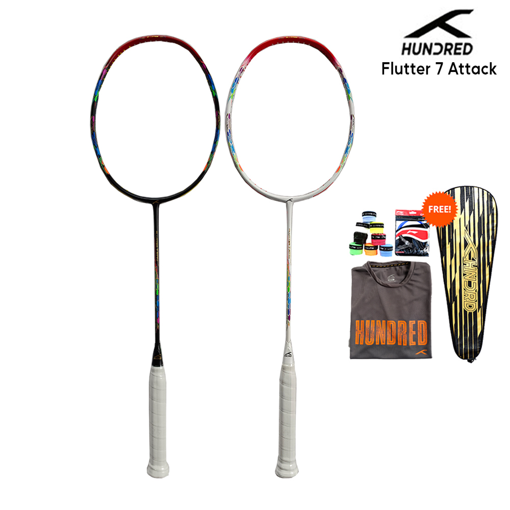 RAKET BADMINTION ORIGINAL HUNDRED FLUTTER 7 ATTACK