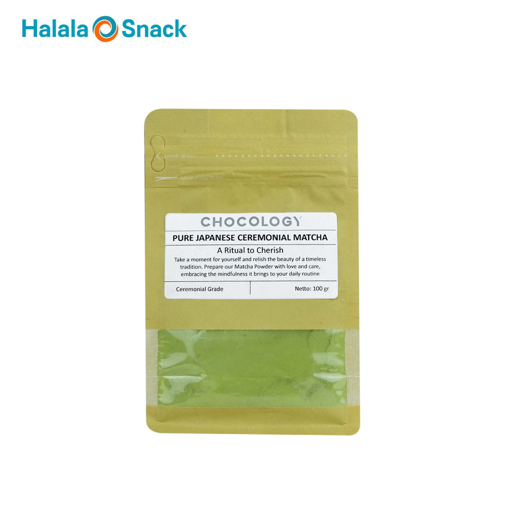 

CHOCOLOGY Pure Japanese Ceremonial Matcha | Bubuk Matcha Asli 100 gr