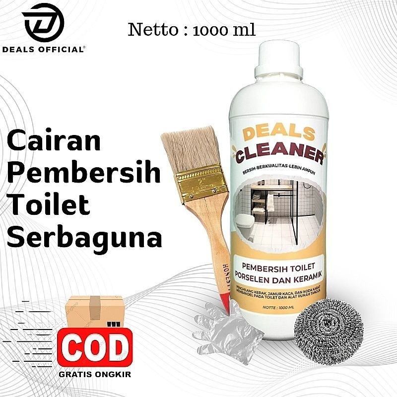 Deals cleaner 1000ML pembersih keramik, toilet, wastafel, kamar mandi dll | CLEER BODAS CLINK CENIO