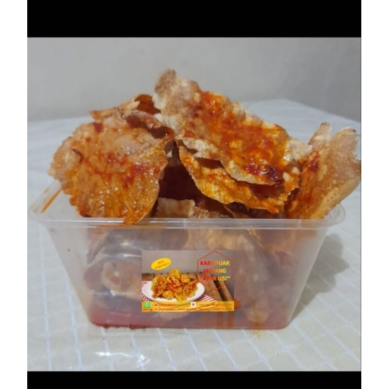 

Kerupuk Jengkol Asli Balado 250 gr