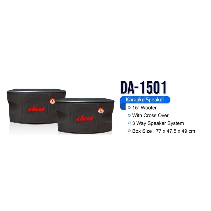 Speaker dat 15 inch da1501 karaoke pasif da 1501