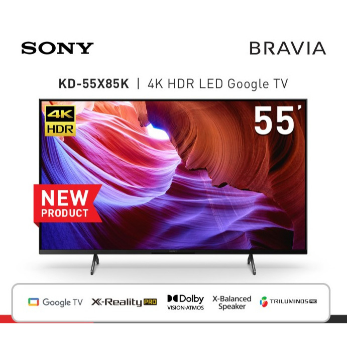 SONY Bravia LED X85K 4K HDR LED Google TV 55 Inch KD-55X85K