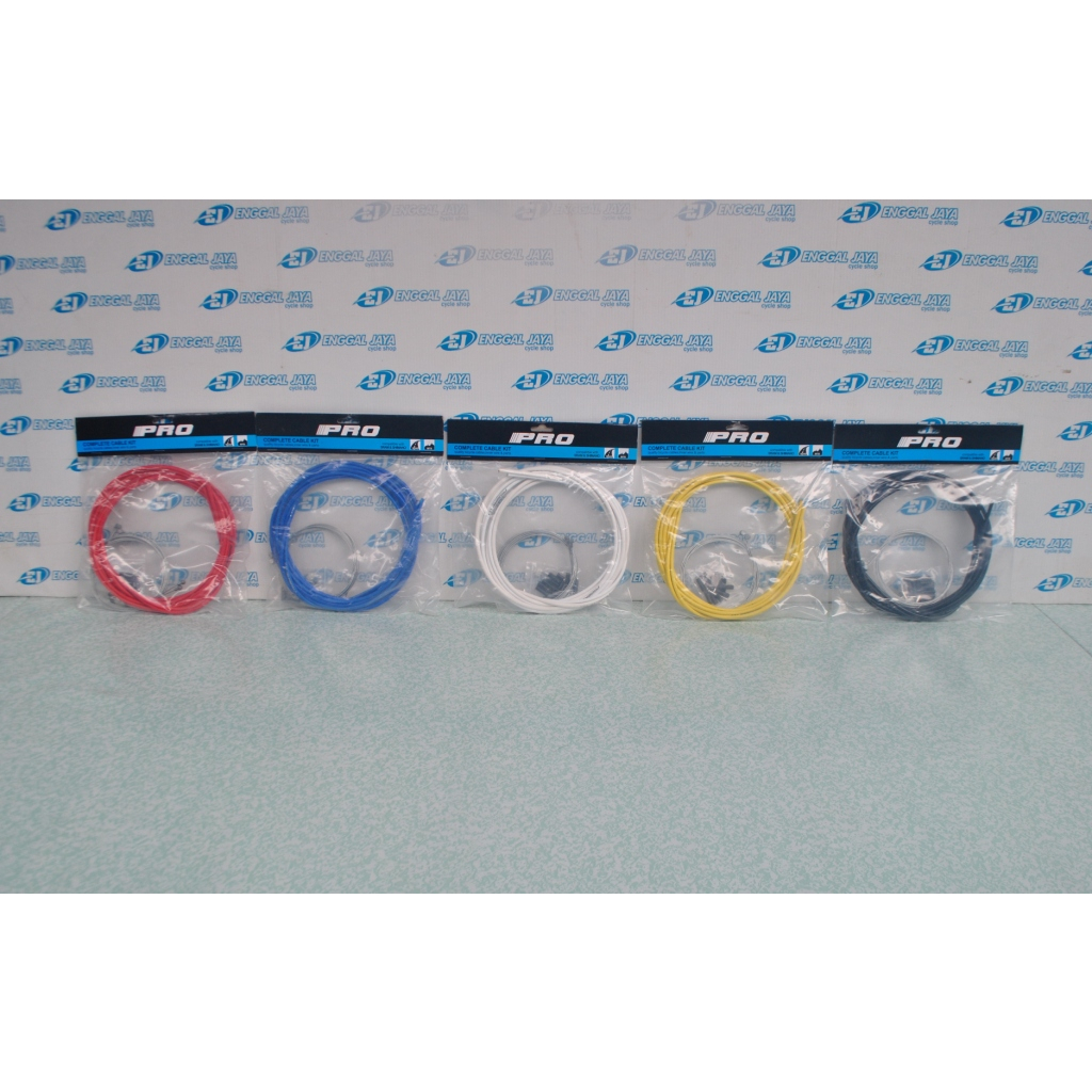 Kabel Set Sepeda Depan Belakang Shifter Brake Rem Housing Inner Kawat Outer End Cup Rem Pro Tinggal 