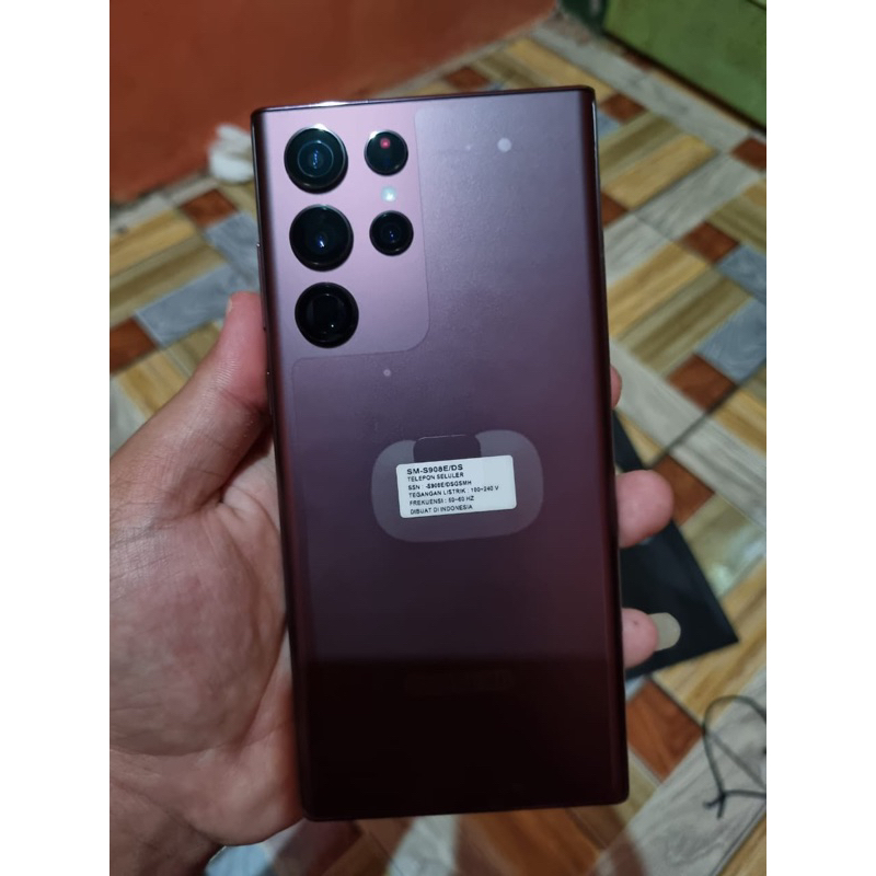 samsung 22 ultra like new garansi resmi sein