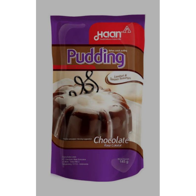 

haan pudding coklat