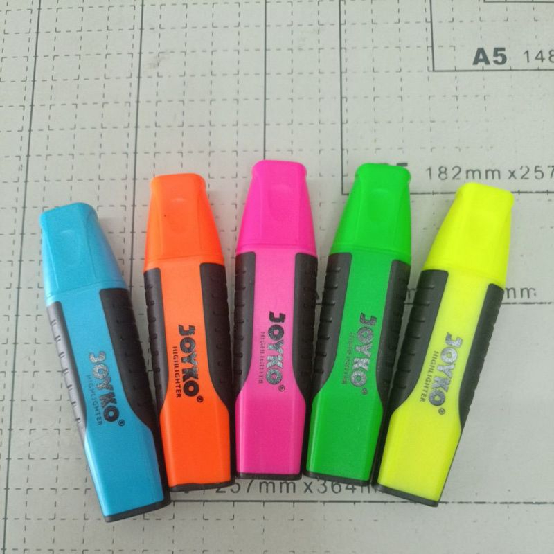 

Stabilo Highlighter Joyko 5 Warna Pastel