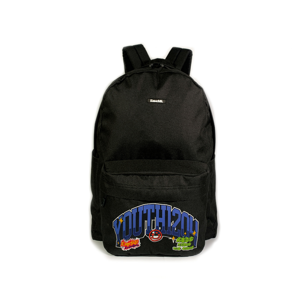 EMEFDI (FOREVER BLACK) - BAGPACK / BACKPACK / TAS PUNGGUNG / TAS LAPTOP / TAS RANSEL - ORIGINAL