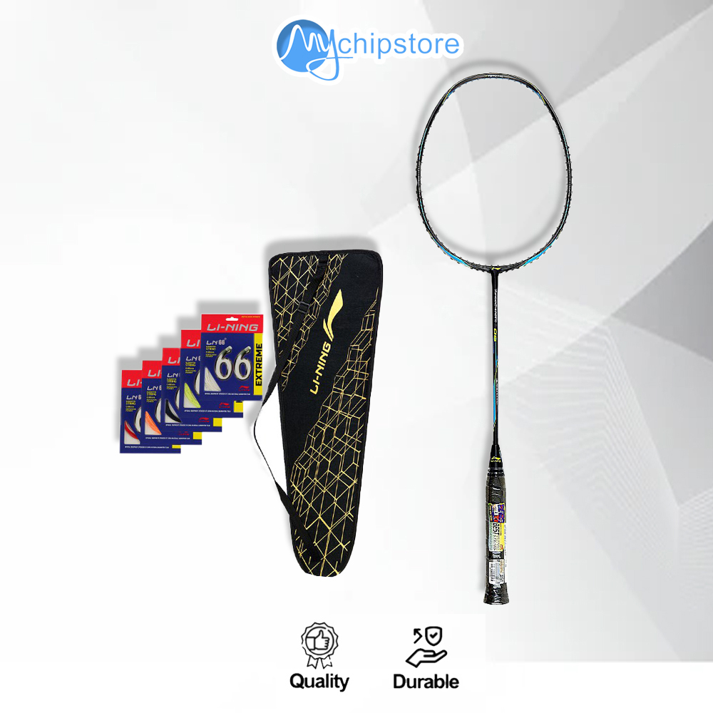 Raket Bulutangkis Badminton LINING TURBO CHARGING 08 100% Original