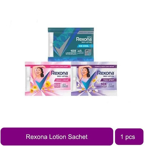 Rexona Deodorant Sachet 1 Renceng isi 12