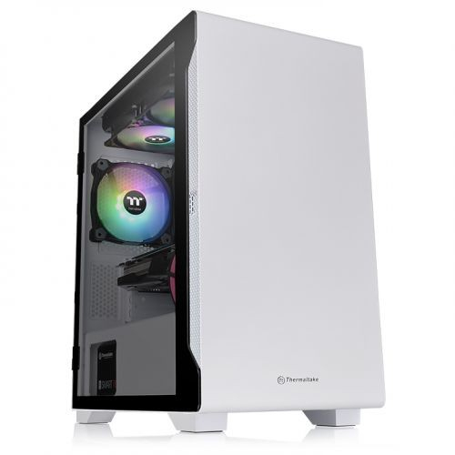Thermaltake PC Case Gaming S100 TG Snow M-Atx