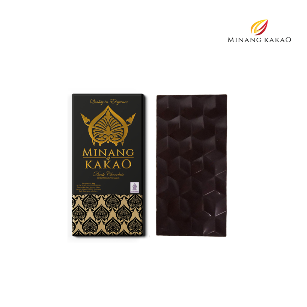 

Organic Dark Chocolate 70% - 70gr - Siriah Gadang series