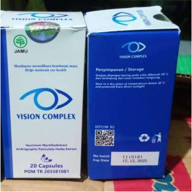 Promo Vision Complex Asli Obat Herbal Mata Vision Complex Original BPOM