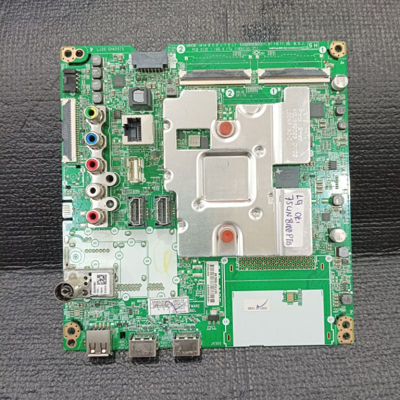 LG 75UN8100PTB SECOND - MB ORI TV LED LG SMART TV - MAINBOARD - MOTHERBOARD - MENBOARD - MOBO - BOAR