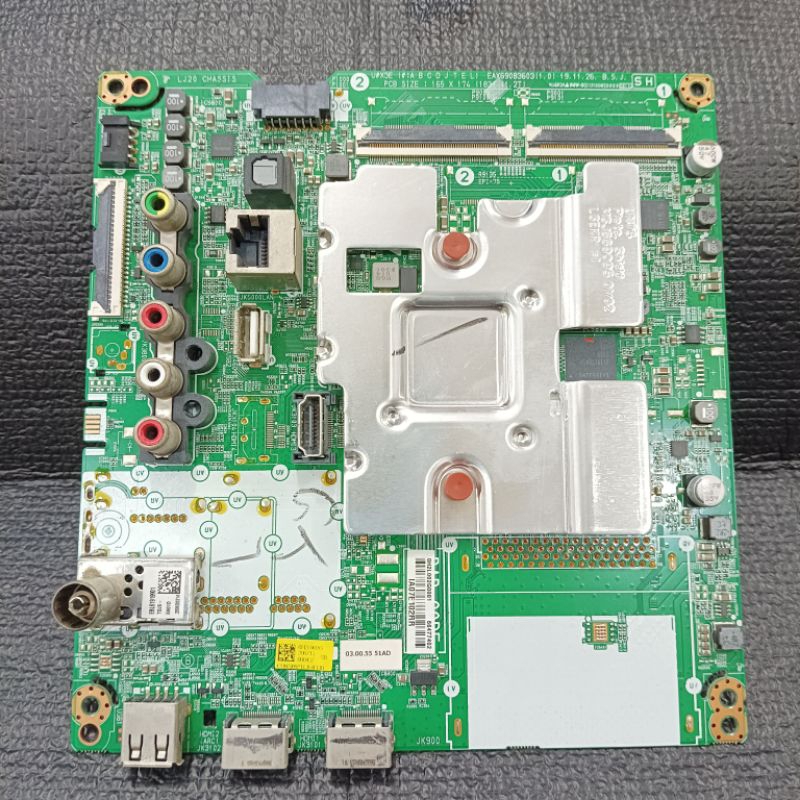 LG 43UN7300PTC SECOND - MESIN ORI TV LED LG - MAINBOARD - MOTHERBOARD - MENBOARD - MOBO - BOARD - MB