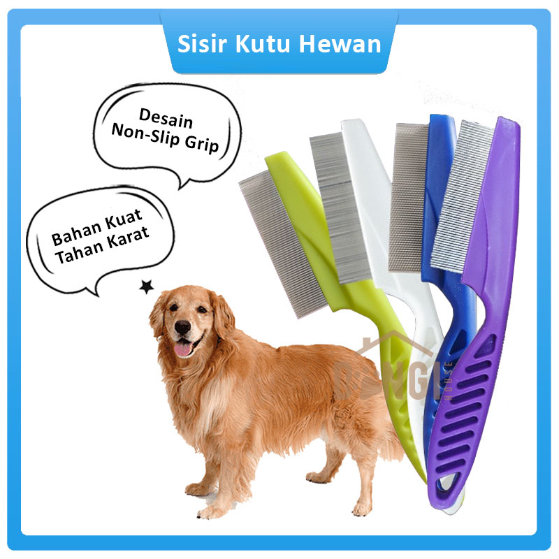 Sisir Kutu Kucing Anjing Sisir Kucing Sisir Grooming Kucing