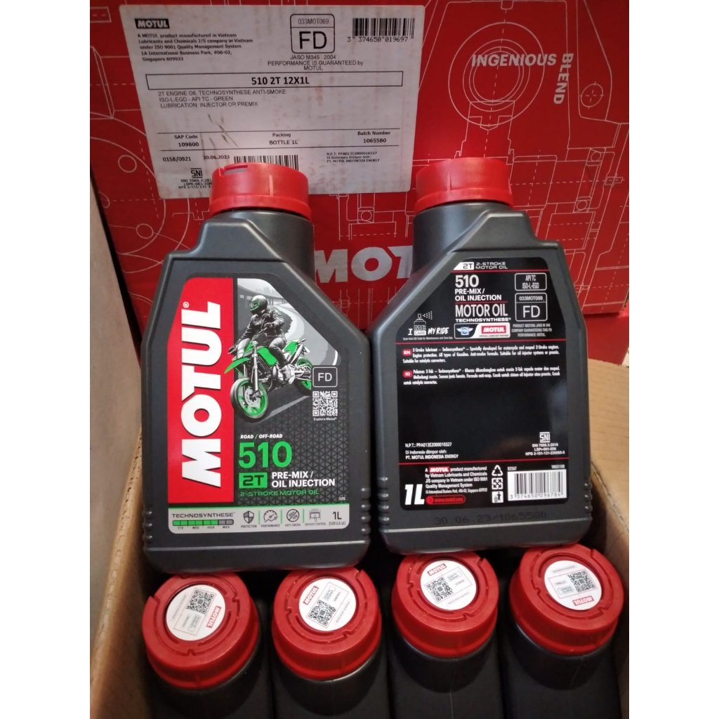 OLI SAMPING MOTUL 510 2T ORIGINAL MOTUL OLI 2 TAK