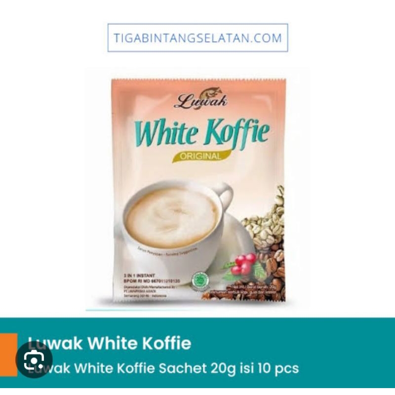 

kopi luwak white koffie