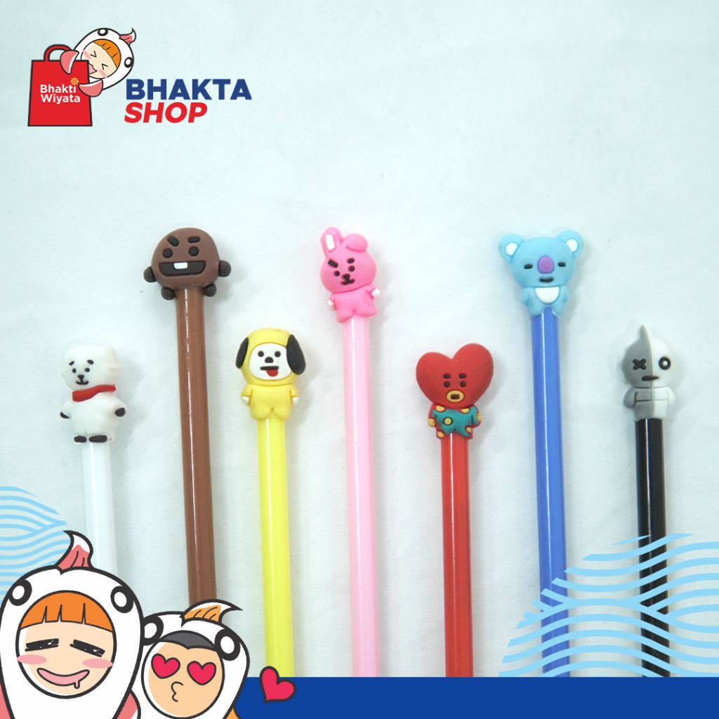 

(BHAKTA SHOP) BOLPOINT GEL KARAKTER LUCU