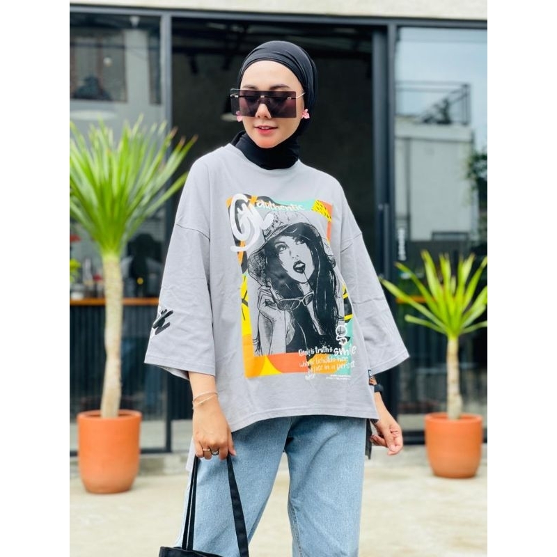 kaos oversize wanita gyl authentic
