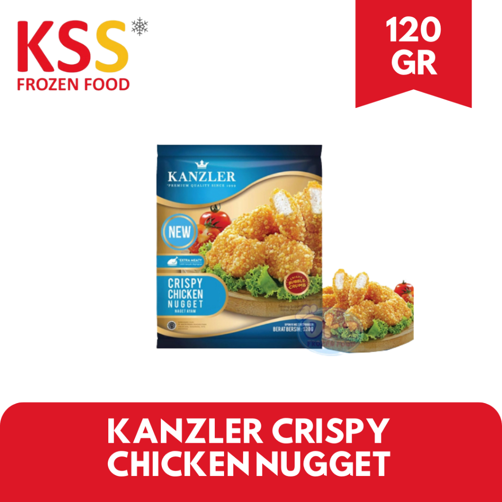 

KANZLER CRISPY CHICKEN NUGGET 120 GR