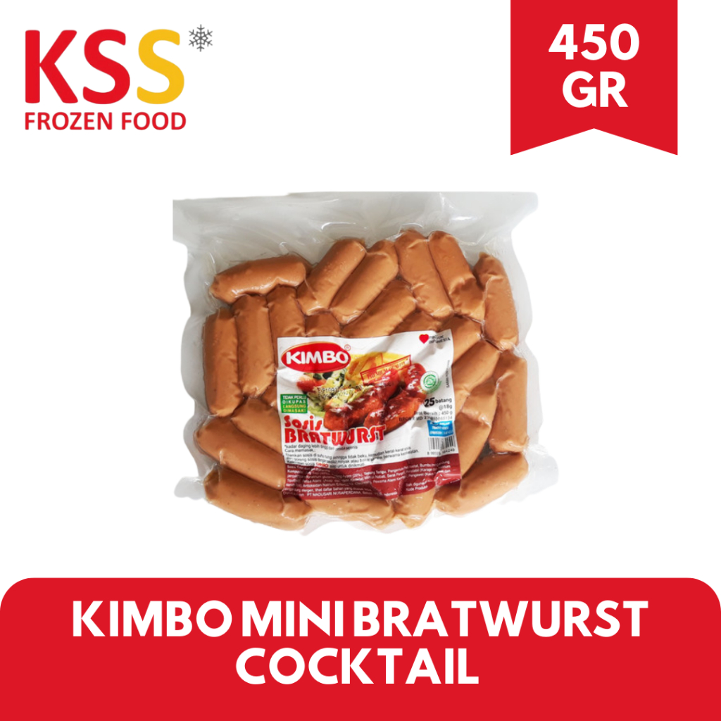 

KIMBO MINI BRATWURST COCKTAIL 450 GR