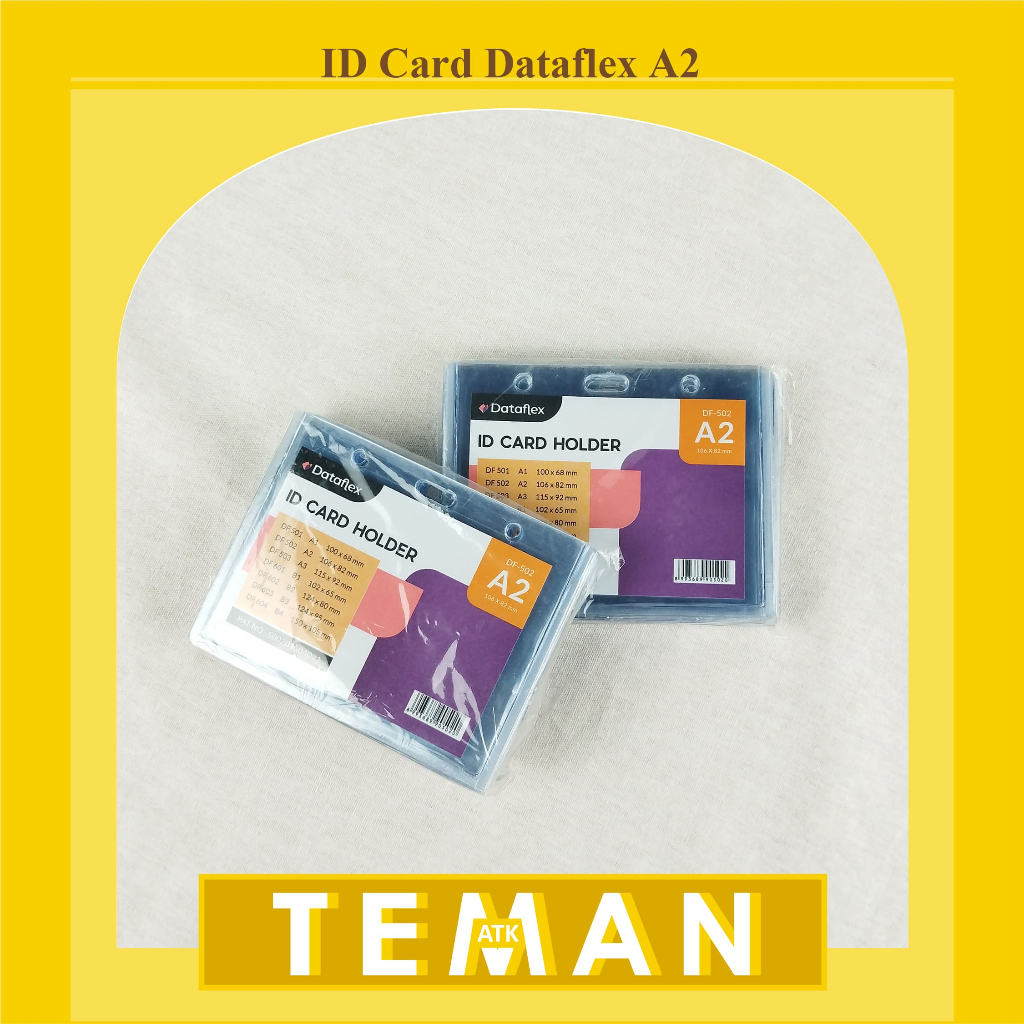 

ID Card Holder / Name Tag Mika A2 Dataflex (isi 20 Pcs) - VC-502