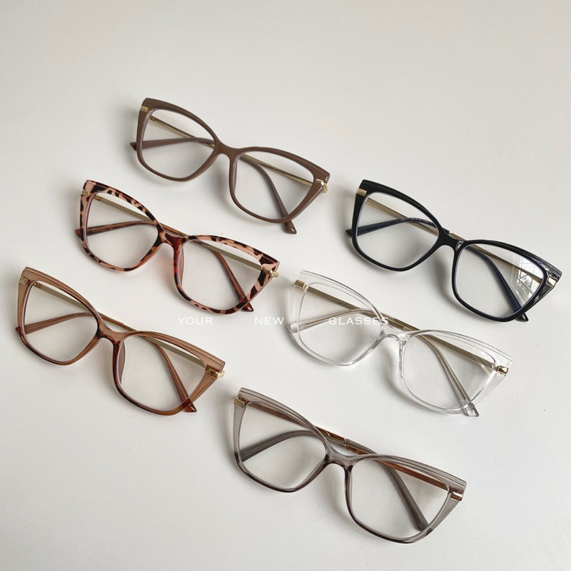 FRAME KOTAK CAT EYE OVERSIZED 9017 / KACAMATA CAT EYE / KACAMATA OVERSIZED / KACAMATA WANITA