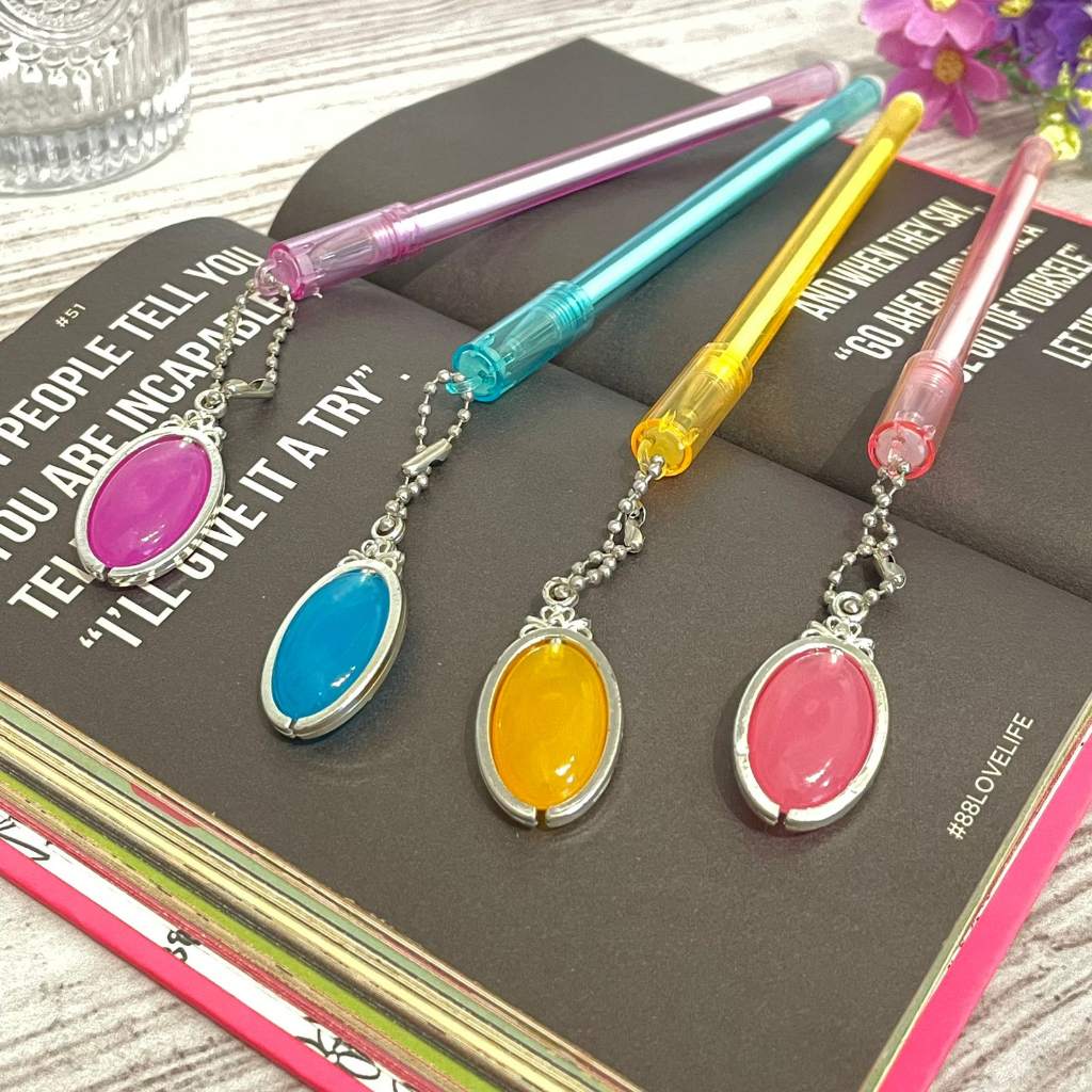 

PULPEN GANTUNGAN BATU WARNA WARNI pena lucu tinta hitam bisa COD pen imut keren pulpen unik atk kebutuhan anak sekolah termurah import