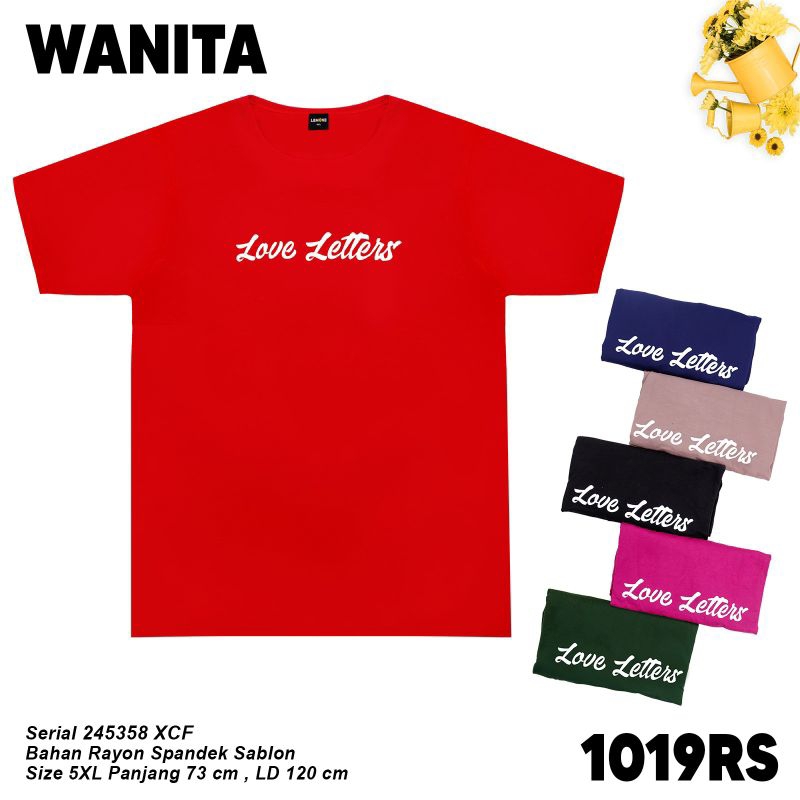 KAOS WANITA LENGAN PENDEK LEMONE JUMBO 5XL TERMURAH