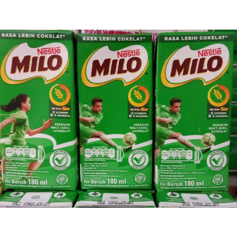 

PAKET HEMAT 3PCS MILO UHT 180ML